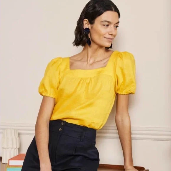 Boden yellow deals top